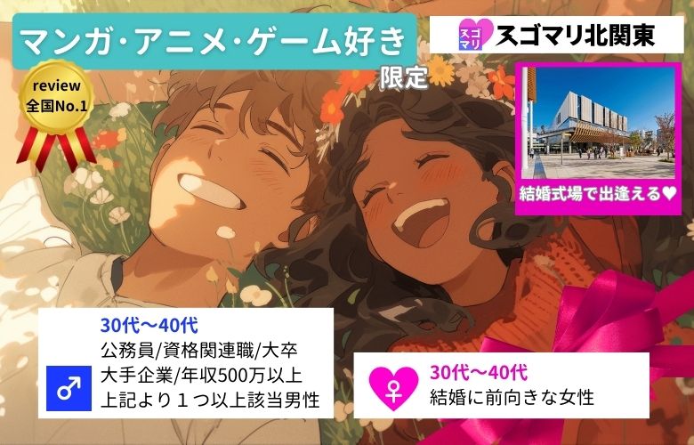 【アニメ･漫画･ゲーム好き限定】公務員/資格関連職/大卒以上/大手企業/年収500万以上より1つ以上該当する男性